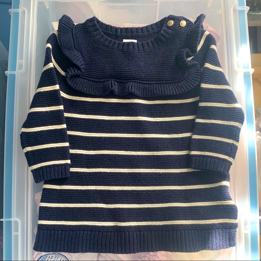 Baby Gap Nautical striped tunic dress